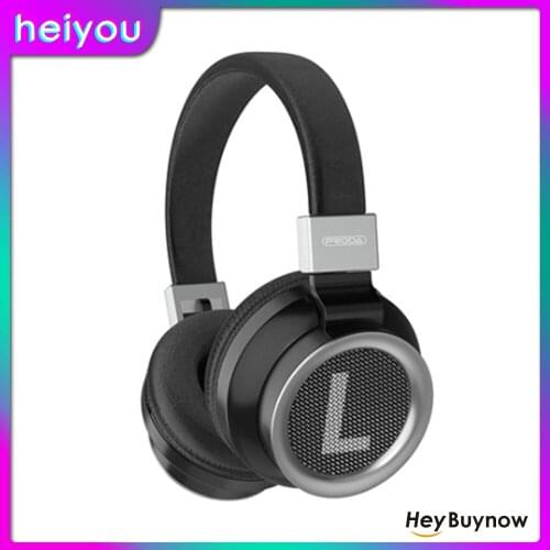 TOP Heiyou Wireless Headphones Stereo Sound Bluetooth 5.0 Headset BT 4.1 with 3.5mm Cable for iPhone Samsung Xiaomi VIVO OPPO HD