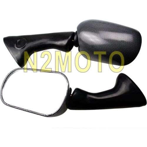 Black Carbon Motorcycle Rear View Mirrors Side Mirror for Honda CBR900RR CBR 900 RR 1993-1997 VFR 750F 1994