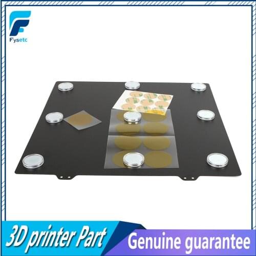 300x300mm Double Sided Textured PEI Spring Steel Sheet + Magnet To Being Magnetic Hot Bed For CR-10S CR10S Lulzbot Taz6