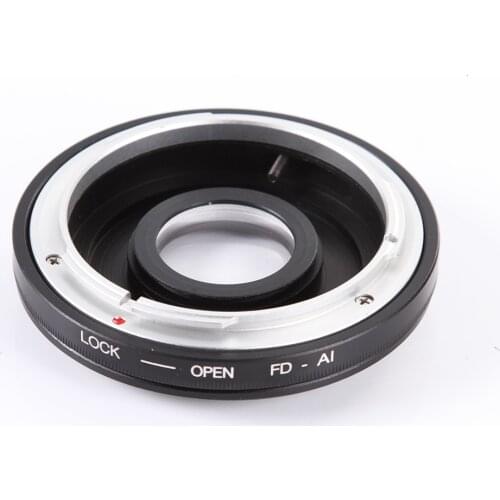 GloryStar FD-AI Adapter Ring For Canon Fd/fc Lens To Nikon D810 D750 D7200 D3300 D5500 Dslr Camera Body W/ Glass+ Len Caps