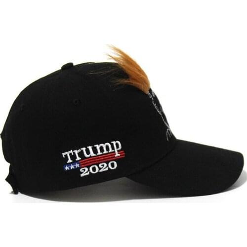 Wig hat U.S. election Trump hat trump election cap baseball cap empty cap men and women