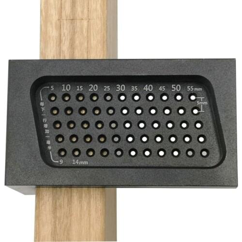 55 holes woodworking scribing tool dash ruler scribing aids