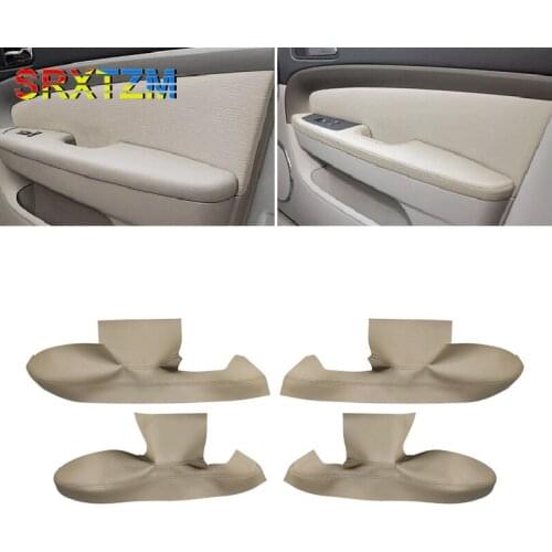 LHD For Chevrolet Epica 2007 2008 2009 2010 2011 2012 2013 Interior Car Door Handle Armrest Panel Microfiber Leather Cover