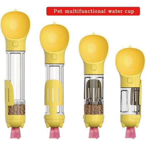 Multifunction Pet Dog Water Bottle For Cat Dogs Travel Puppy Drinking Bowl Outdoor Pet Water Dispenser Feeder Pet Product