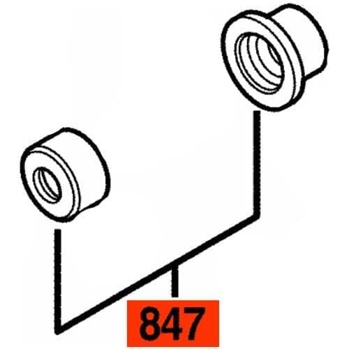 Guide Ring for BOSCH PBH240RE GBH2-24DS GBH2-24DSR GBH2-24DSE 11218EVS GAH500DSE 11221DVS 11224VSR GBH2S 11226 1617000348