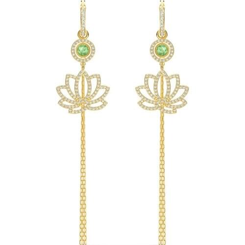 2020 New Korean Earrings For Women Lotus Beautiful Bright Best Gift