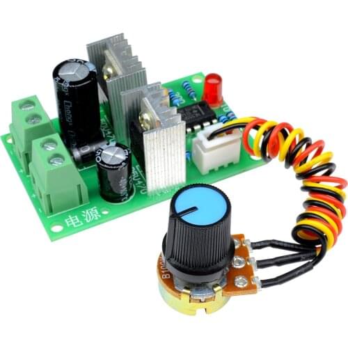 DC 12V 24V 36V Motor Speed Controller Board Pulse Width Modulation PWM Controller DC Motor Speed Regulator Switch Control 3A