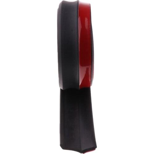 Universal Anti-Scratch Rubber Bumper Lip Splitter Body Spoiler Protector Easy to Install