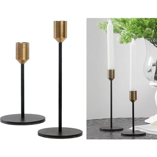 Vintage Style Taper Candle Holder Candlestick Table Centerpiece Ornament