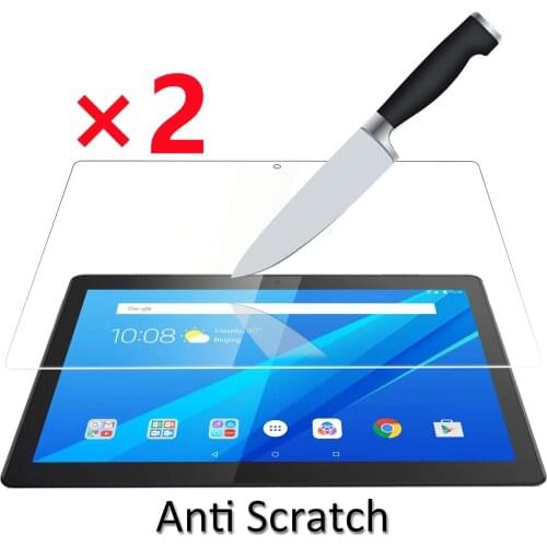 2Pcs Tablet Tempered Glass Tablet for Lenovo TAB M10 TB-X605F/TB-X505 10.1 Inch Scratch Resistant Tablet Protect Glass Film