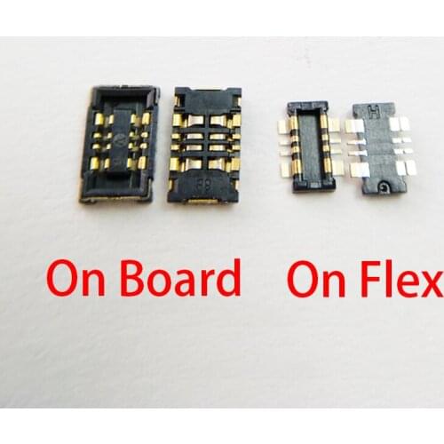 10PCS Battery FPC Connector On Board For Samsung Galaxy A51 A515 A71 A715 M31 M315 F DS A80 A805 A41 A415 Clip Holder On Flex