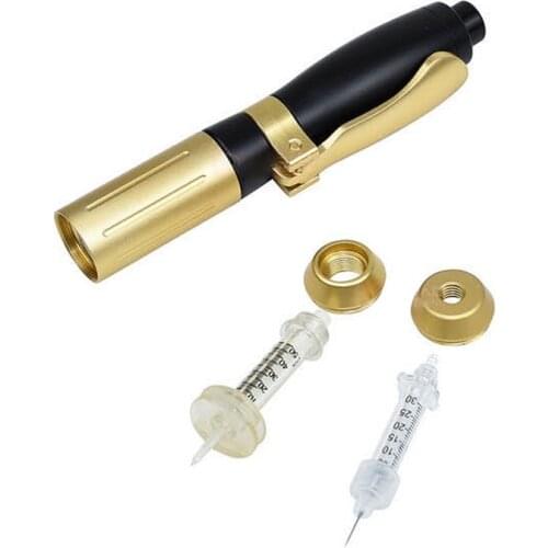 2 IN 1 New High Pressure Hyaluronic Acid Pen Lip Injection Hyaluron Gun Atomizer For Anti Wrinkle Lifting For Tattoo Tip