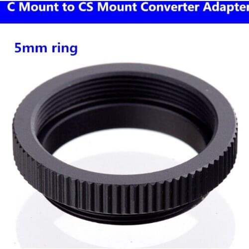 20pcs/lots Free Shipping C Mount to CS Mount Converter Adapter MTV board lens mounted 5mm ring security camera adapter