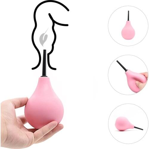 225ML Enema Pump Anal Sex Toys for Adult Anus Vagina Washer Tube Health Hygiene Tool
