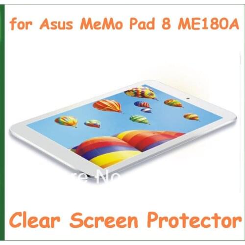 5pcs Customized Clear Screen Protector Size 207.5x122.5mm for Asus MeMo Pad 8 ME180A Guard Film No Retail Package