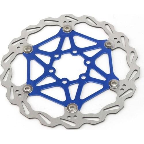 Aluminium Alloy Mountain Bike Floating Brake Disc Rotors Bicycle Brake Pad Cycling Accessory Wear Resistant, Durable