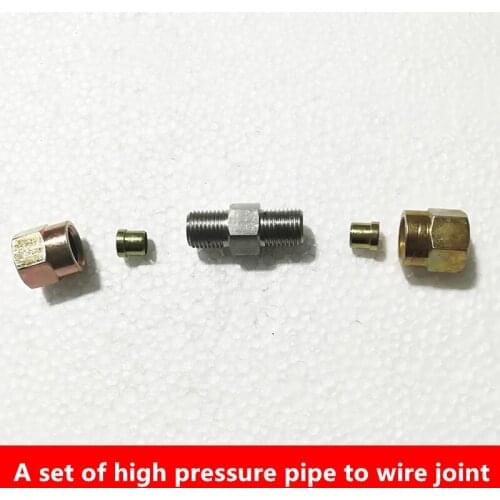 CNG/LPG Oil To Gas Dual Fuel Car Gas Accessories High Pressure Pipe Straight Connector Silk