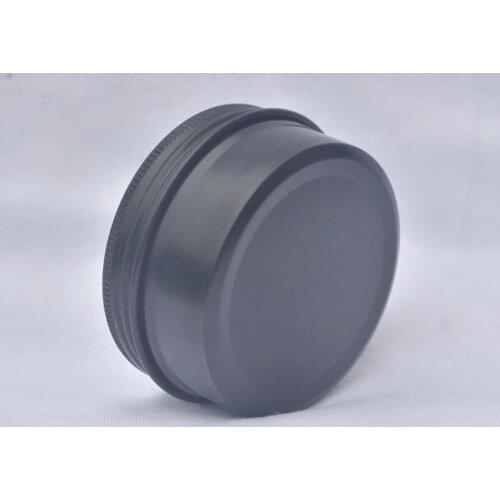 50pcs 80g Cream Jar Tin Cosmetic Lip Balm Containers Nail Derocation Crafts Pot Refillable Bottle Screw Thread Empty Aluminum