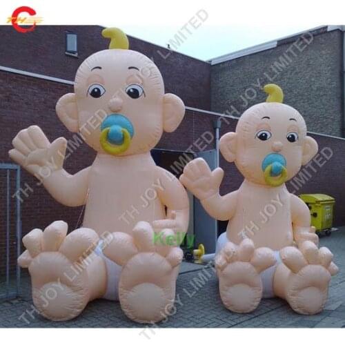 Free door shipping giant inflatable baby balloon for outdoor advertising, commercial inflatable opblaasbare baby