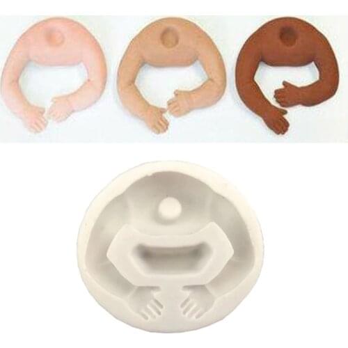 Body hand Silicone Mold Fondant Mould Cake Decorating Tool Chocolate Gumpaste Mold Sugarcraft Kitchen Accessories