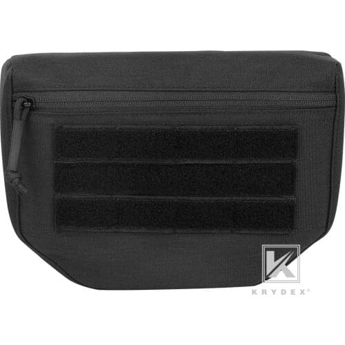 KRYDEX Dangler Drop Dump Pouch Fanny Pack Tactical Tool Storage Kit Bag For Plate Carrier JPC AVS CPC APC RRV Tactical Vest BK