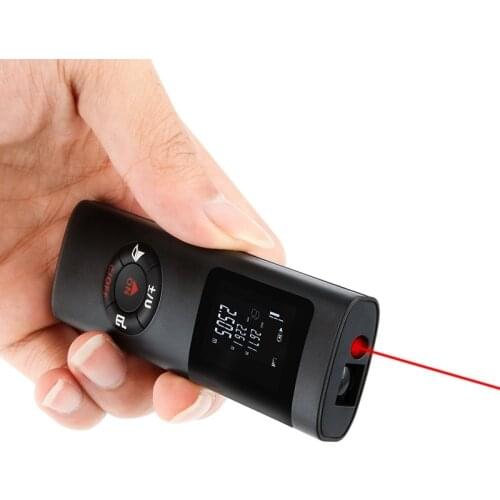 Range Finder 40M Ultra-Mini USB Charging Pocket Range Finder High-Accuracy Distance Meter Test Tools
