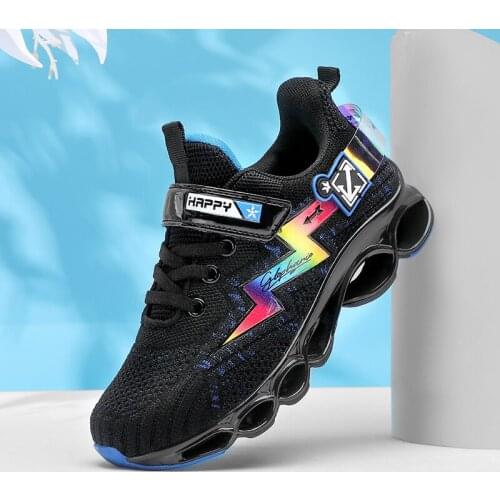 Kids Sneakers Children Shoes For Boys Sneakers Girls Casual Shoes Breathable Running Footwear School Rubber Lighted Solid 2021