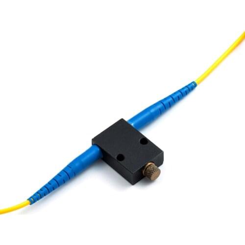 FC/ APC UPC Fiber adjustable attenuator 1260-1650nm 0-60dB Mechanical variable online type optical Attenuator ftth Singlemode