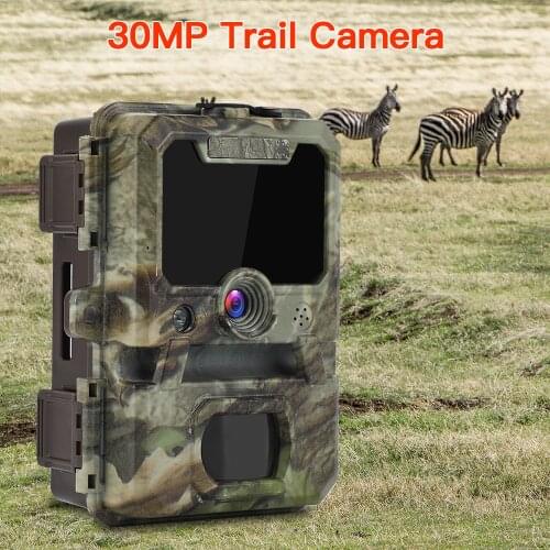 Boblov 30MP 1080P Trail Hunting Camera Wildcamera Wild Surveillance Night Version Wildlife Scouting Cameras Photo Traps Track