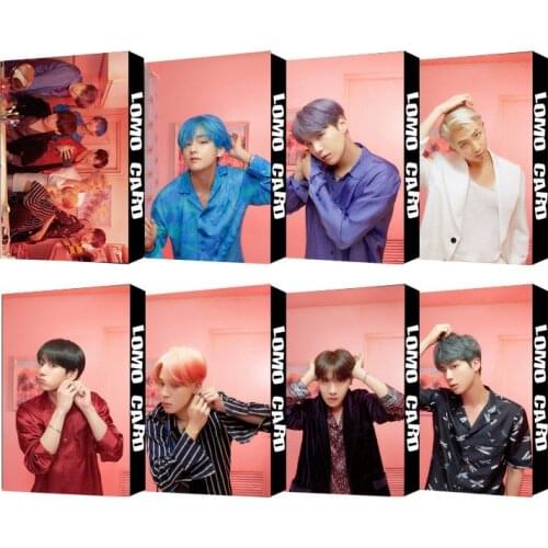 New Kpop Bangtan Boys Cute Small Lomo Card Photocard HD Photo Clearly Print Album Photocard For Fans Gifts 8.8*5.6CM 30Pcs/Set