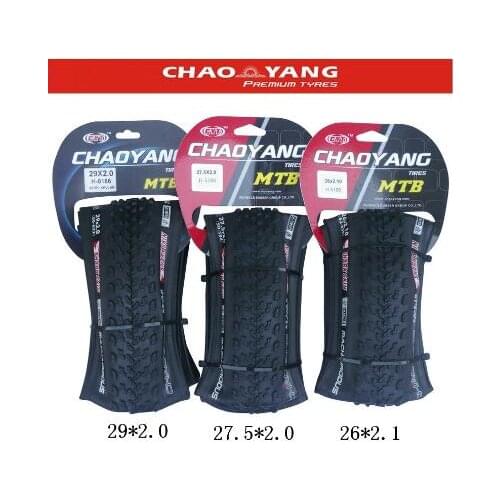 CHAOYANG H-5166 Shark Skin Anti-puncture Mountain Bike Tires 26*2.1/27.5*2.0/29*2.0 Cycling Folding Tires Bicycle Tyre
