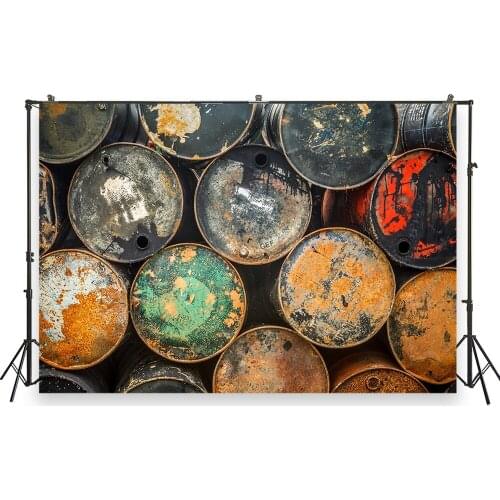 HUAYI Photography Backdrops Graffiti Wall l Newborn Studio Portraits Photobooth Background Paint bucket Photo Backdrop W-6781