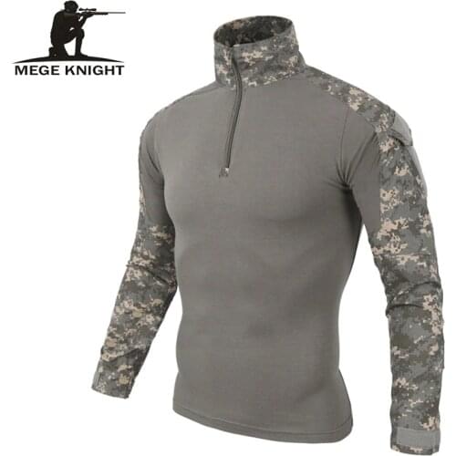 Camouflage military uniform us army combat shirt cargo multicam Airsoft paintball militar tactical clothing with knee pads