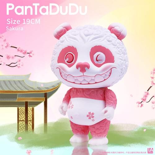 Cute toy authentic IAToyS PantaDuDu cherry blossom black and white big toy trend collection decoration gift