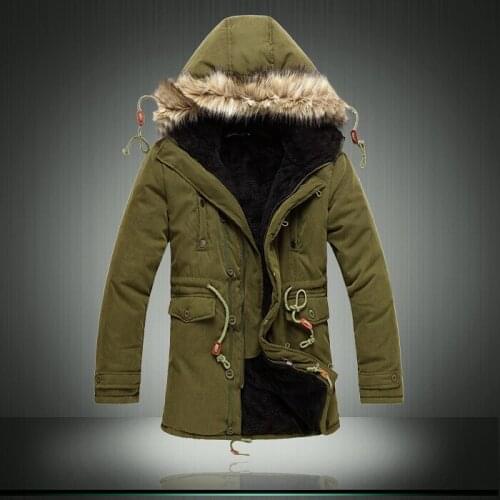 2020 Winter Mens Cotton Padded Jacket Coat Mens Outdoors New Fashion Casual Thick Warm Hooded Cotton & Parkas Winter Coat