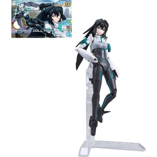 BANDAI Gundam Mobile Doll May HGBD:R 1/144 Model Kids Assembled Toy Robot Japanese Anime Action Figures Collections Puzzle Gifts