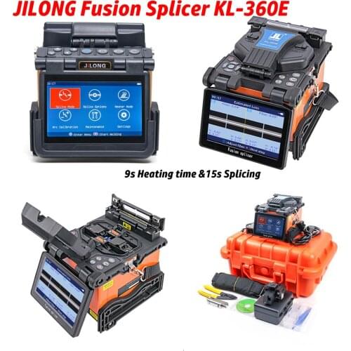 Splicing machine JILONG Fusion Splicer KL-360E Splicing Time 9s Heating time 15s Splicing