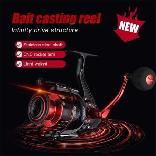 10+1BB Fishing Reel 17kg Max Drag Power Metal Fishing Spinning Reel For Quality Sea Rod Fishing Line Casting Reel DW1000-DW7000