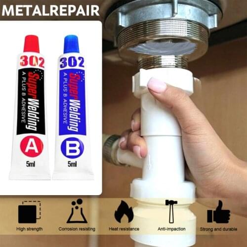 AB Glue Iron Stainless Steel Aluminium Alloy Glass Plastic Wood Ceramic Marble Quick-drying Acrylic Structural Adhesive