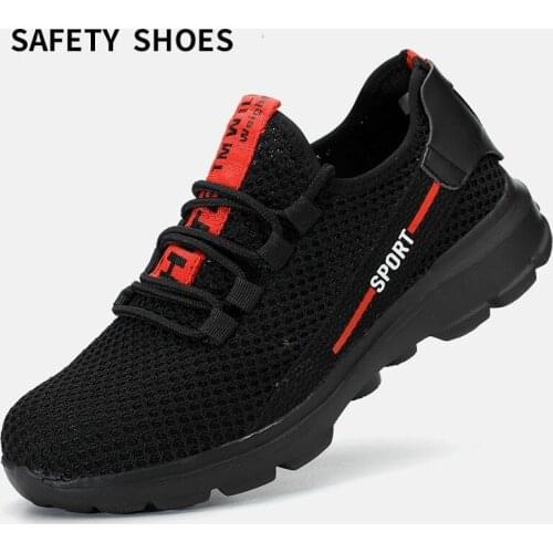 Safety of Labor Insurance Shoes Work Shoes Steel Baotou Anti-smashing Puncture-proof Wear-resistant EVA Factory Outlet SH