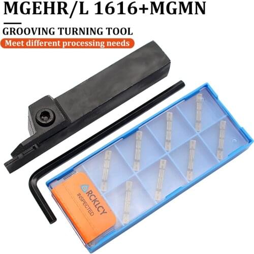 Grooving Turning Tool Holder MGEHR1616-1.5/-2/-2.5/-3/-4 + MGMN150 MGMN200 MGMN300 MGMN400 Carbide Insert CNC Latter Tools