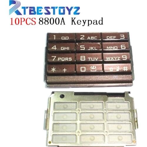 RTBESTOYZ 10PCS/Lot For Nokia 8800A Keypad Replacement For Nokia 8800 Arte 8800A Edition English Keypad