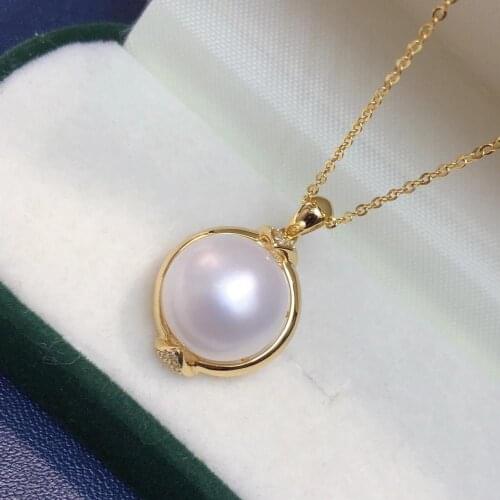 Wholesale Charm 925 Sterling Silver Pendant Base Settings Mountings Findings Parts for Pearl Crystal Jade Agate Beads Stones