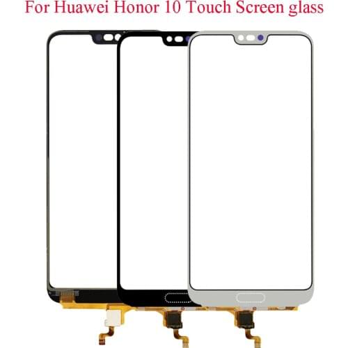 Touch Screen For Huawei Honor 10 Touch screen Panel Digitizer Sensor 5.84'' LCD Display Front Glass outer Lens no lcd Parts