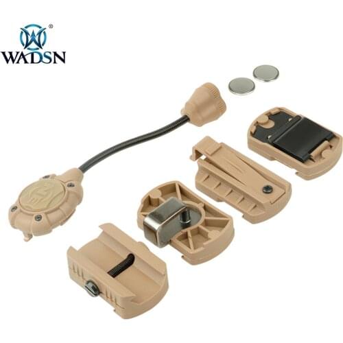 WADSN Helmet Princeton Tec MPLS3 Red Green Weapon Airsoft Light IR Laser Helmet Flashlight Tactical Light