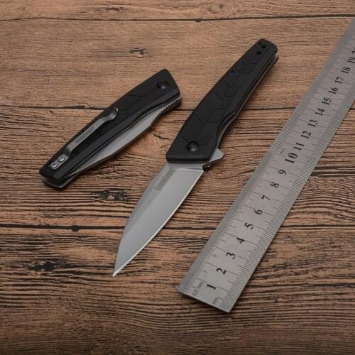 Kershaw1342 folding pocket knife 8cr13 Blade G10 Handle outdoor camping hunting survival tactical Utility fruit Knives EDC tools
