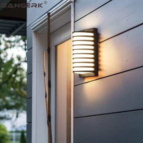 Modern Outdoor Wall Lamp 8W LED Porch Lights Fixtures Waterproof Sconce Wall Lamps Garden Balcony Home Decor Aluminum Lighting