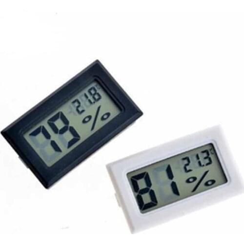 Mini LCD Digital Thermometer Hygrometer Temperature Indoor Convenient Temperature Sensor Humidity Meter Gauge Instruments Cable