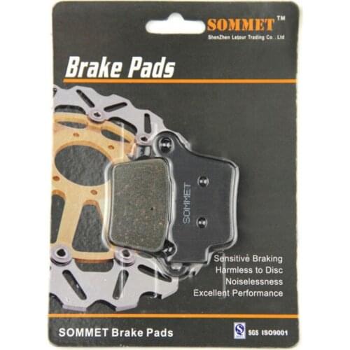 SOMMET Motorcycle Rear Brake Pads Disks 1 pair for HUSQVARNA TC 250 TC 450 (05-11) TC250 TC450 LT368