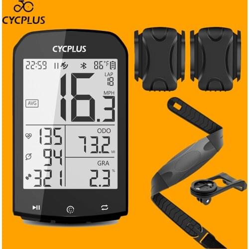 CYCPLUS M1 GPS Bicycle Computer Bike Speedometer Cycling ANT+ Cadence Heart Rate Sensor For Garmin Wahoo Bryton IGPSPORT Strava